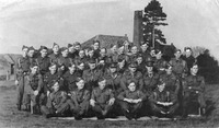 Mulbarton & District Home Guard on the Common near the mill